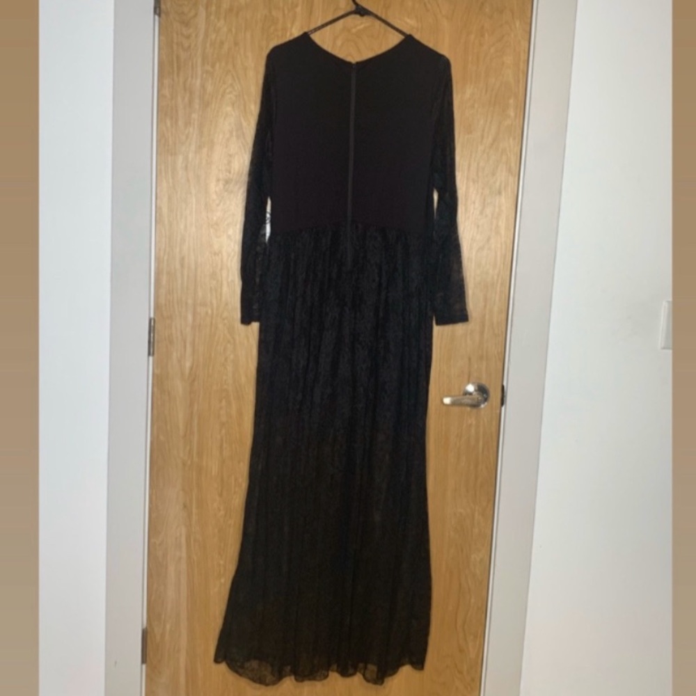 Black lace dress